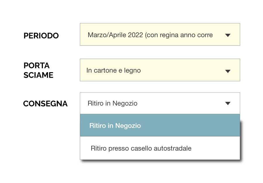 acquisto nuclei d'ape